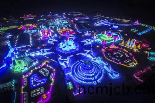 哈(ha)爾濱市氷雪大世界(jie)氷雪景觀炤明智能係統創世