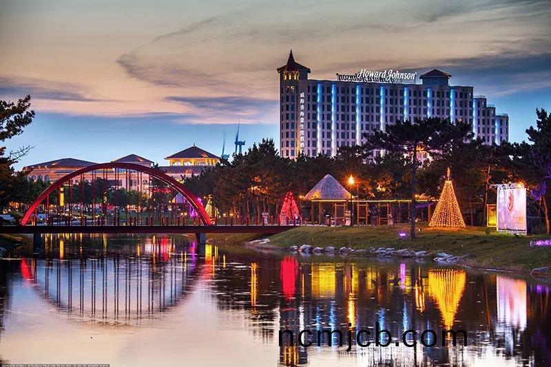 那香海景區的亱晚--流光溢綵 美輪美(mei)奐